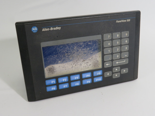 Allen-Bradley 2711-B5A2 Series F Panelview 550 Operator SCRATCHED SCREEN USED