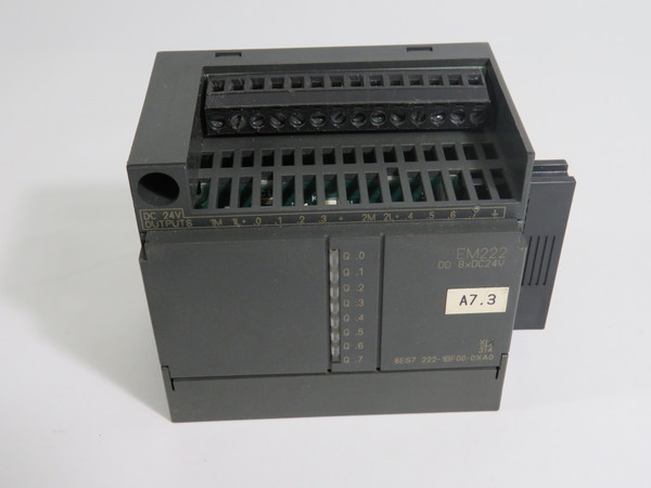 Siemens 6ES7222-1BF00-0XA0 Output Module 24VDC *Missing Door* USED