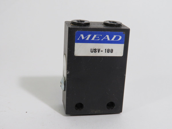 Mead USV-100 Fluid Dynamics Binary Valve 35-100Psi USED