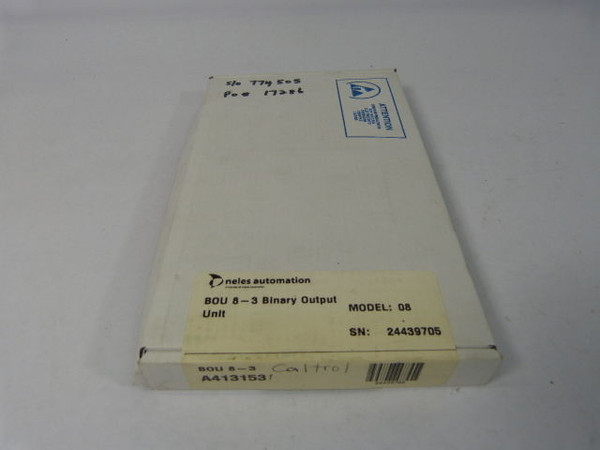 Valemt A413153 BOU 8-3 Binary Output Card   NEW