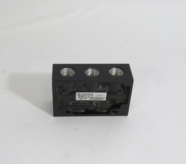 Norgren K81EA00KC0KT2 Pneumatic Valve Base 3/8"NPT 150PSI SHELF WEAR USED