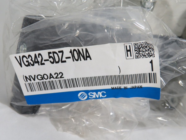 SMC VG342-5DZ-10NA Solenoid Valve 24VDC 3 Port 0.2-0.9MPa NWB