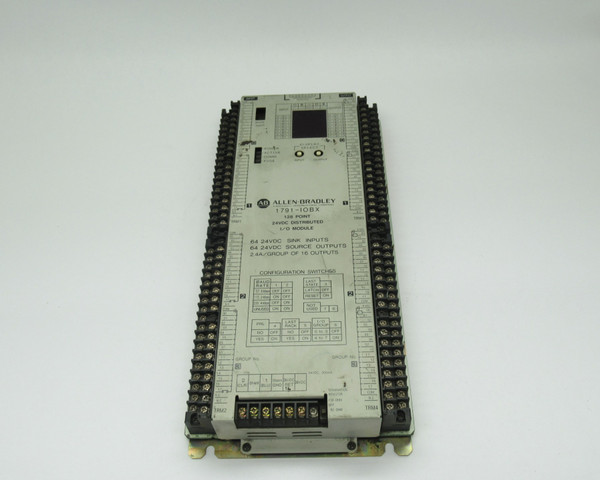 Allen-Bradley 1791-IOBX Distributed I/O Module 24VDC Ser. A *No Doors* USED