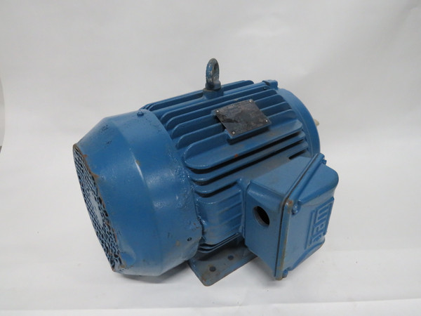 WEG 7.5HP 1765RPM 575V 213/5T TEFC 3Ph 7.34A 60Hz USED