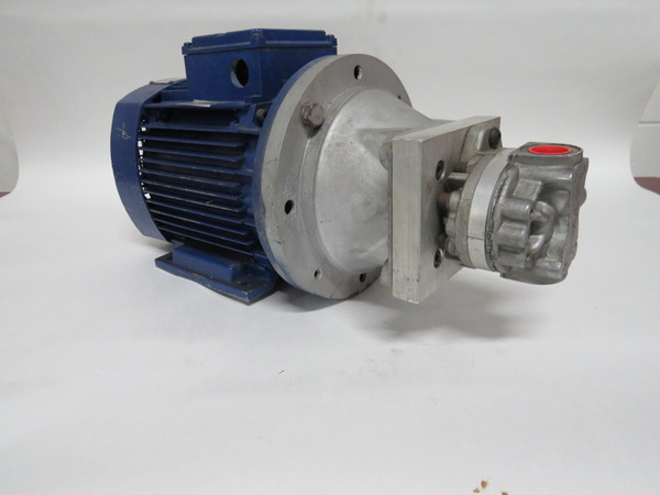 Parker H25AA1A Displacement Gear Pump C/W ASEA Motor 4kW 1710RPM USED
