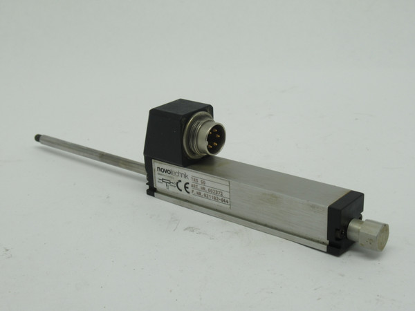 Novotechnik 002372 Position Transducer w/ Return Spring 50mm USED