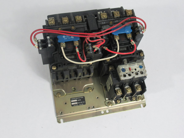 Allen-Bradley 505-BOD-A5GA Reversing Starter Ser.C w/ Surge Protector USED