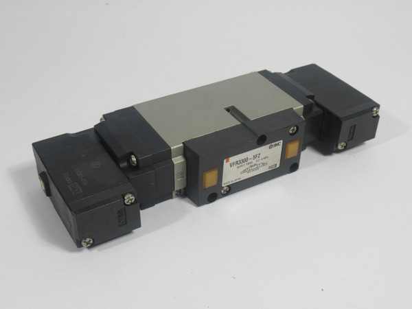 SMC VFR3300-5FZ Double Solenoid Valve 21-26VDC 0.2-0.9MPa SHELF WEAR NOP