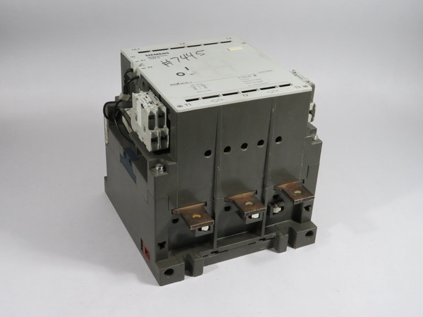 Siemens 3TF6844-0CF71 Vacuum Contactor 110-132V 50/60Hz 4NO 4NC NEMA 6 USED