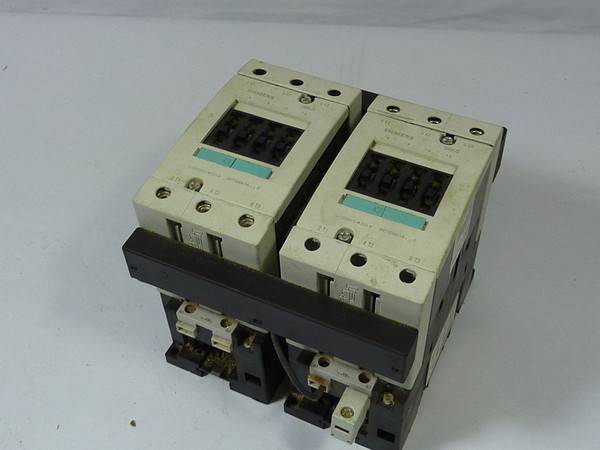Siemens 3RA1344-8XB30-1AK6 Reversing Contactor 110V@50Hz 120V@60Hz USED