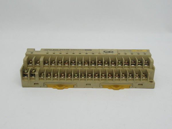 Omron B7A-R6B36 Link Terminal Module 16PT 0.1A 3ms *MISSING COVER* USED