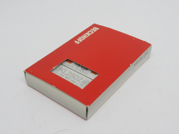 Beckhoff KL2502 Digital Output Bus Terminal 2-Channel 24VDC 0.1A NEW