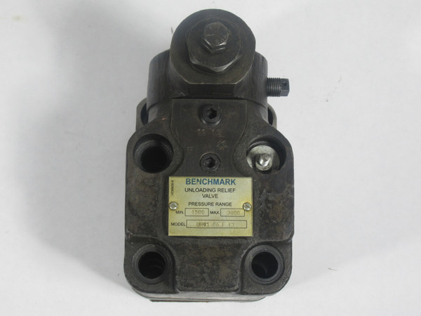 Benchmark URG106F13 Unloading Relief Valve 1500-3000PSI USED