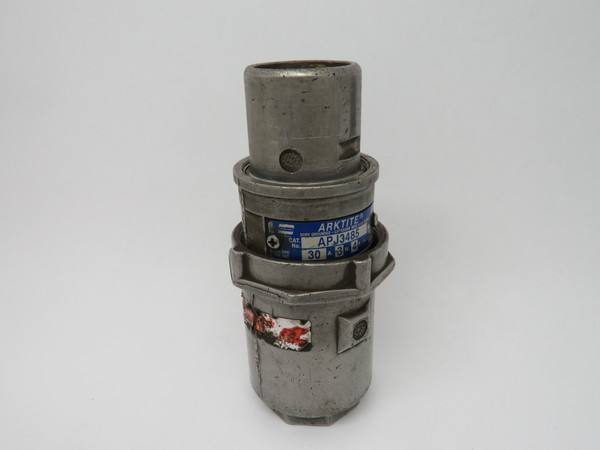 Crouse-Hinds APJ3485 Arktite Plug 30A 3W 4P 250VDC 600VAC SHELF WEAR USED