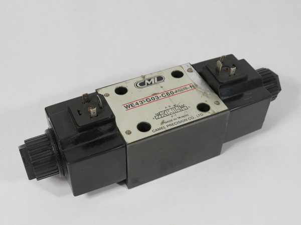 CML WE43-G03-C60-AC110-N Directional Valve 110V@50Hz 120V@60Hz DAMAGE USED