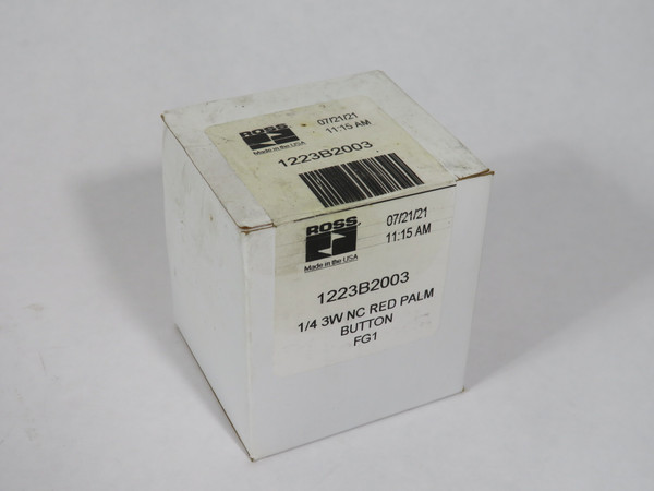 Ross 1223B2003 Directional Control Push Button Valve 1/4" NPT NC SEALED NEW