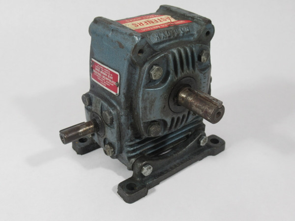 Radicon R100595/818AA112-R-20/1 Worm Gear Reducer 20:1 Ratio USED