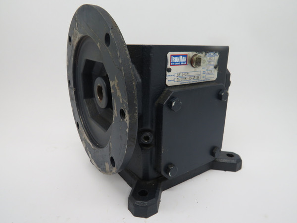Ohio Gear TMQ816-40-2-56 Right Angle Gear Reducer 40:1Ratio 480Lbs-In USED