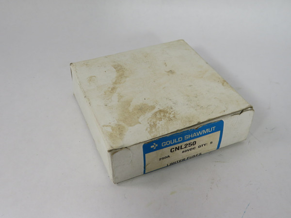 Gould Shawmut CNL250 Forklift Truck Fuse 250A 80VDC 5-Pack DMG BOX NEW