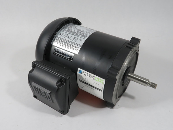 WEG 0.50HP 0.37kW 3435RPM 208-230/460V W56J TEFC 3Ph SHELF WEAR NOP