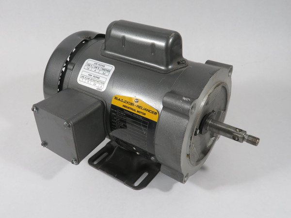 Baldor .33HP 1725RPM 115/230V 56J TEFC 1Ph 6/3A 60Hz SHELF WEAR NOP