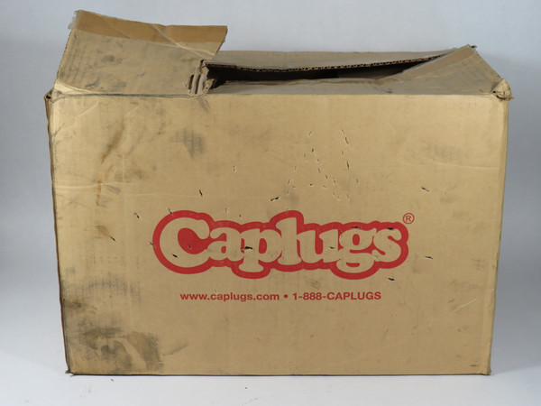 Caplugs 253-S Tapered Plastic Plug 1-1/2" Standard Size Lot of 1990 OPEN BOX NEW