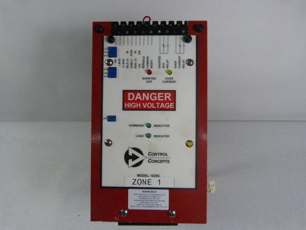 Control Concepts 1029C-V-575V-120A-R0/5V-IPOT SCR Power Controller 120A  USED