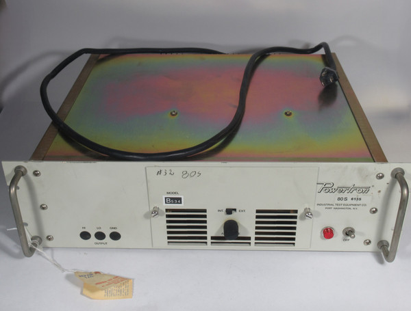 Powertron 80S-6135 Amplifier Model B534 USED