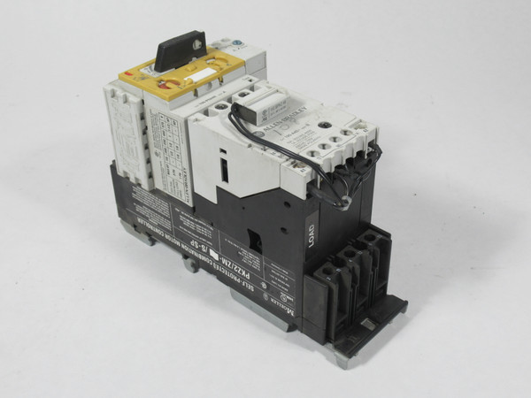 Moeller PKZ2/ZM-2.4/S-SP(24V) Motor Controller 1.6-2.4A 24VDC C/W 190-A40Z USED