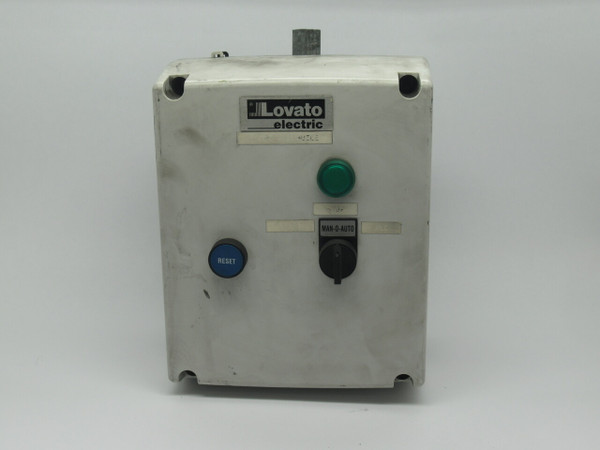 Lovato MSA10912120A9B04 Enclosed Motor Starter 6.3-10A 3Ph 600VAC 7.5HP USED