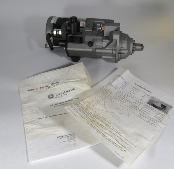 John Deere SE501867 Reman Starter Motor 5kW 12V SHELF WEAR NOP