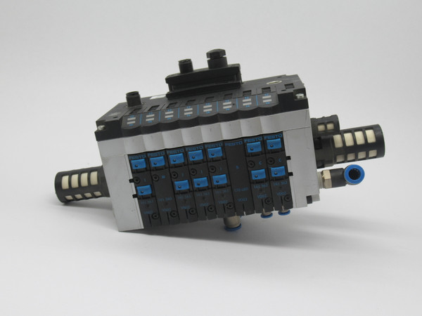 Festo CPV14-VI-10P-14-8C-N2-R-Y-JM3JSCC+GA Solenoid Valve Manifold Assembly USED