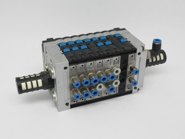 Festo CPV14-VI-10P-14-8C-N2-R-Y-JJNMNJSC+GA Valve Manifold Assembly USED