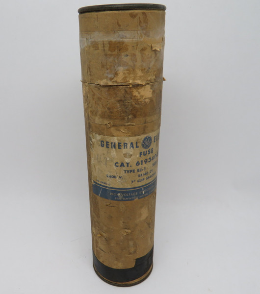 GE 6193403-G5 EJ-1 Size C Industrial Fuse 5E Amp 2400V 25-60Hz CASE DMG NEW
