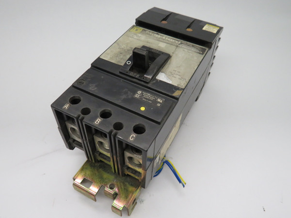 Square D KA3625032M1212 Series 2 Circuit Breaker 250A 600V 3P TRIMMED CABLE USED
