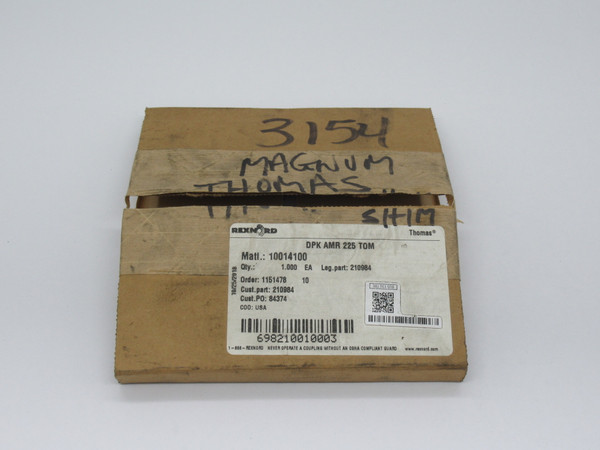 Rexnord DPK-AMR-225-TOM Disc Coupling 225 6" OD 3.86" ID 0.33" Bolt Hole DIA NEW