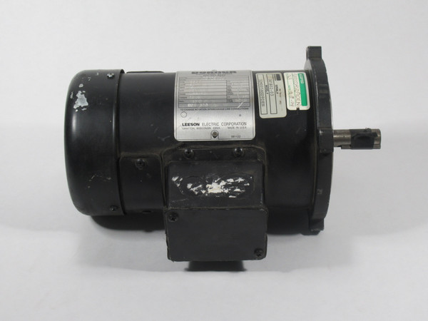 Leeson C42D28FC3A 1/2HP 2500RPM 90V LSS56C TEFC 5A USED