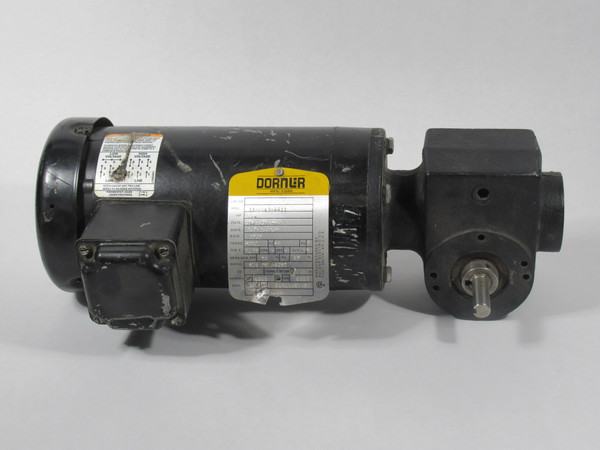 Dorner 1/4HP 1725RPM 208-230/460V 42CZ TEFC C/W Gear Reducer 20:1 Ratio USED