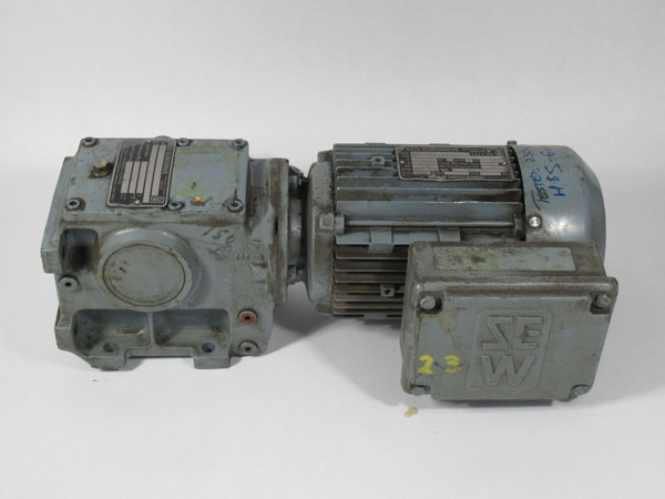 Sew-Eurodrive Gearmotor 37.94:1 3/4HP 1656-45RPM 330/575V TEFC 3Ph USED