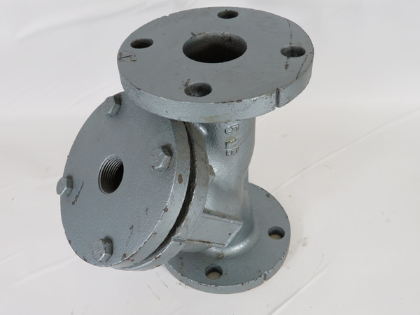 Schade-Davis MODEL F-1 Cast Iron Cast Y Strainer In: 1" Out: 2" NO LABEL USED