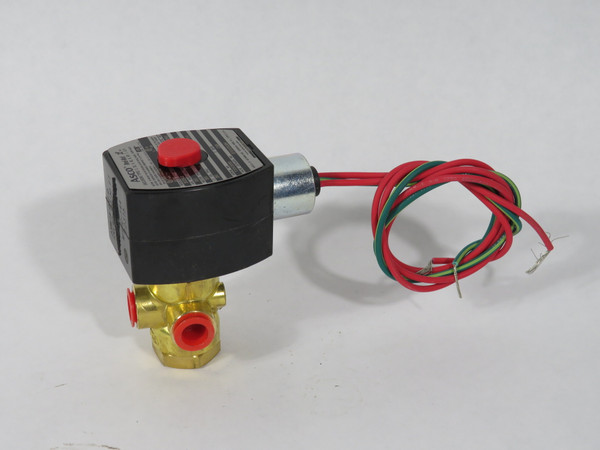Asco EF8320G184 Solenoid Valve 1/4" NPT 120V@60Hz 110V@50Hz SHELF WEAR NOP