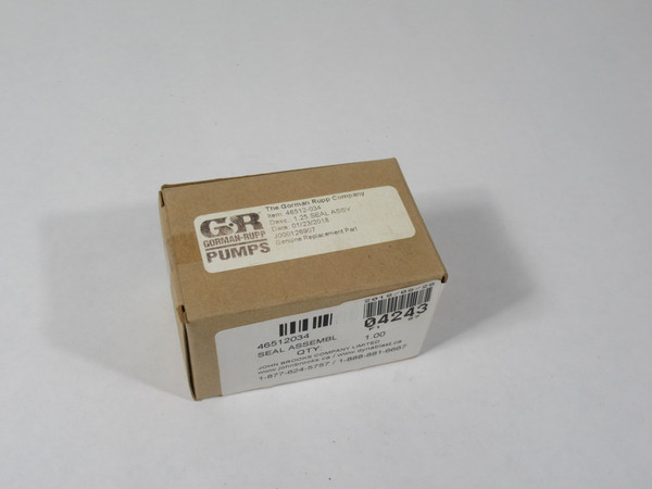 Gorman-Rupp 46512-034 Seal Assembly 1.25" SEALED NEW