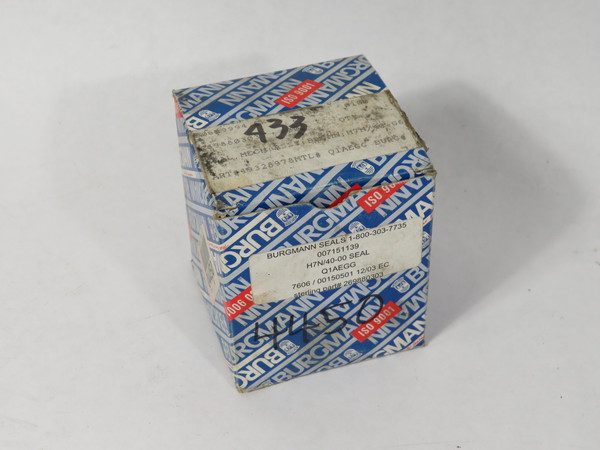 Burgmann H7N/40-00 Q1AEGG Mechanical Seal for Pump 40mm Shaft Diameter NEW