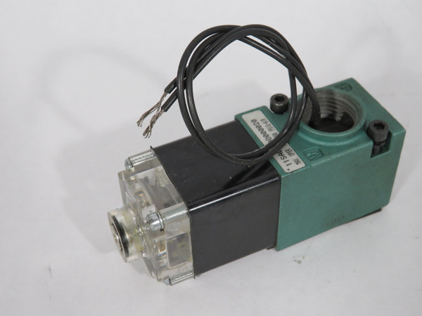 Numatics 11SAD44AO000020 Solenoid Valve 100-115V 50Hz 110-120V 60Hz .15A USED