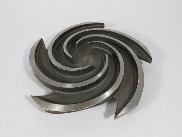 Goulds Pumps 0027-1203 56381 5-Vane Impeller for 3196MT Pump SHORN EDGE USED