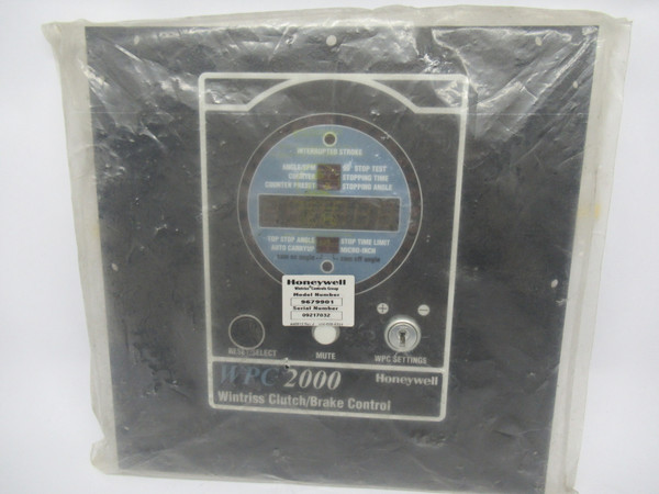 Wintriss 9679901 Control Panel Front for WPC 2000 Clutch & Brake Control NWB