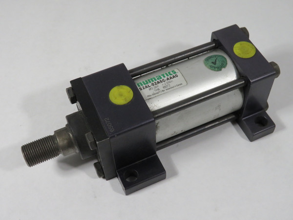 Numatics S2AL-02A6C-AAA0 Pneumatic Cylinder 2" Bore 2" Stroke USED