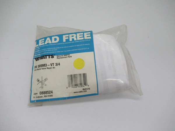 Watts RK009M3-VT3/4 Total Relief Valve Repair Kit For 009M3 Series 3/4" NWB