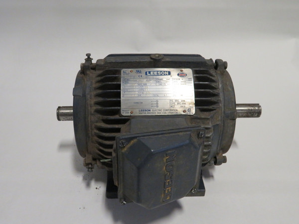 Leeson G151323.00 Motor 5HP 1750RPM 575V 184T TEFC 3Ph 5.5A 60HZ USED