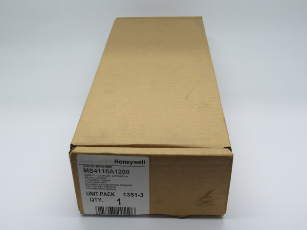 Honeywell MS4110A1200 Direct Coupled Actuator 120VAC 50/60Hz 45VA SEALED NEW